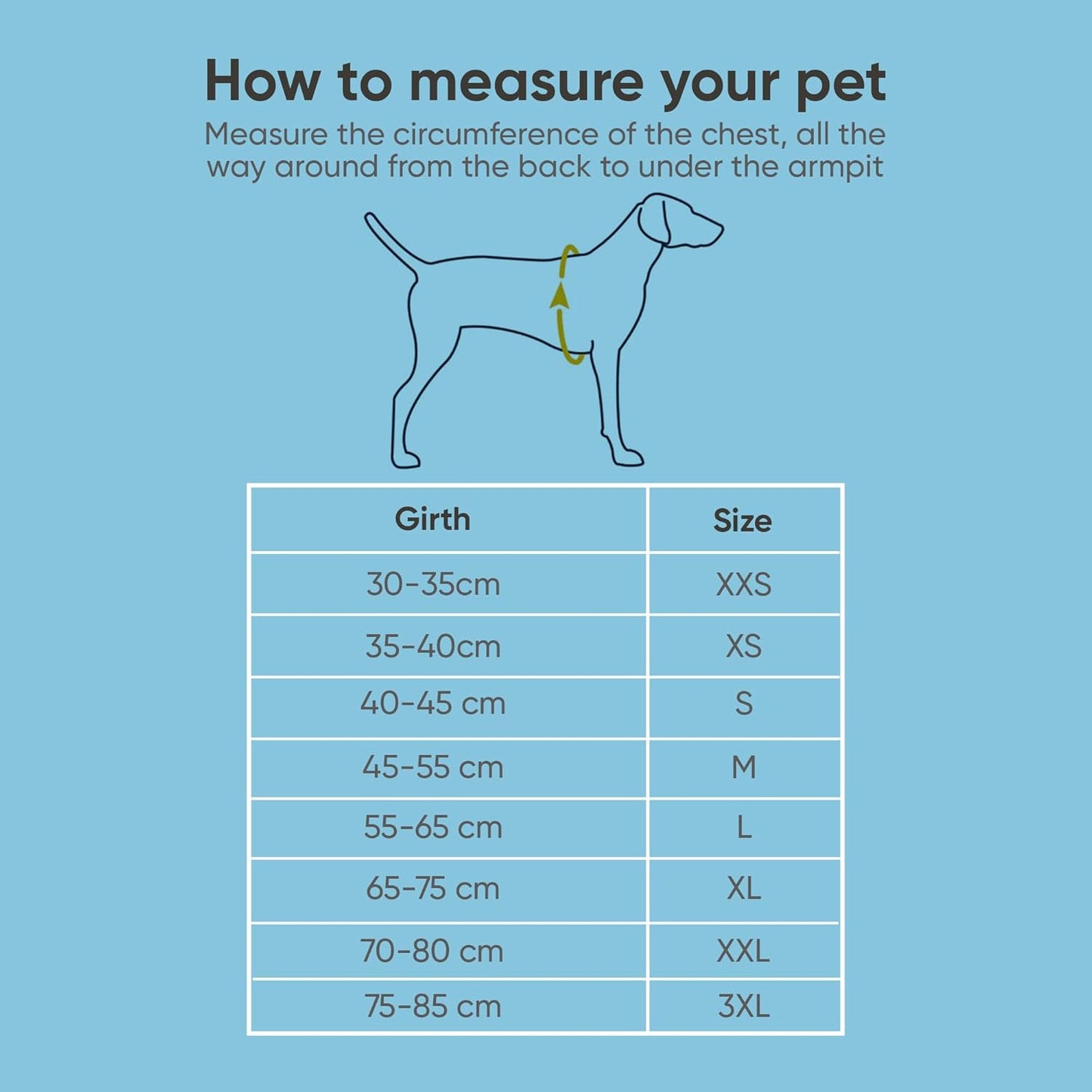 Comfort Webbing Ronin Dog Harness โ Adjustable, Padded & Lightweight (Black, 3XL)