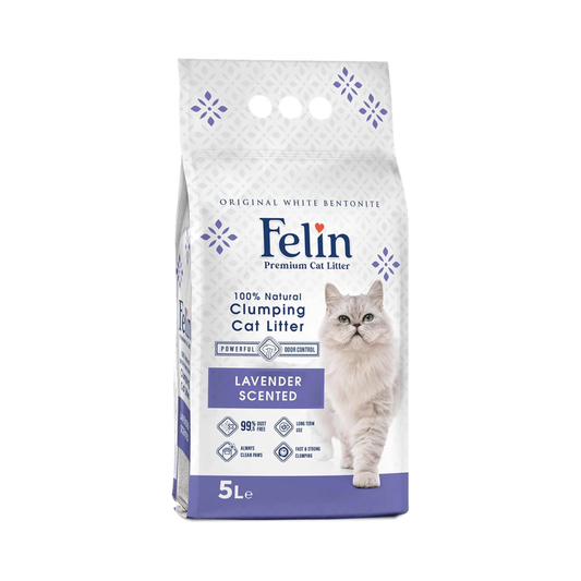 Felin Cat Litter – Natural Bentonite, Dust-Free, Clumping, 10L