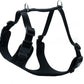 Airy Webbing No-Pull Dog Harness – Reflective, Adjustable & Padded Vest (Black, Small)
