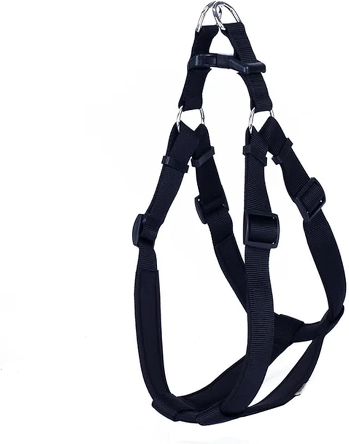 Comfort Webbing Ronin Dog Harness – Adjustable, Padded & Lightweight (Black, 3XL)