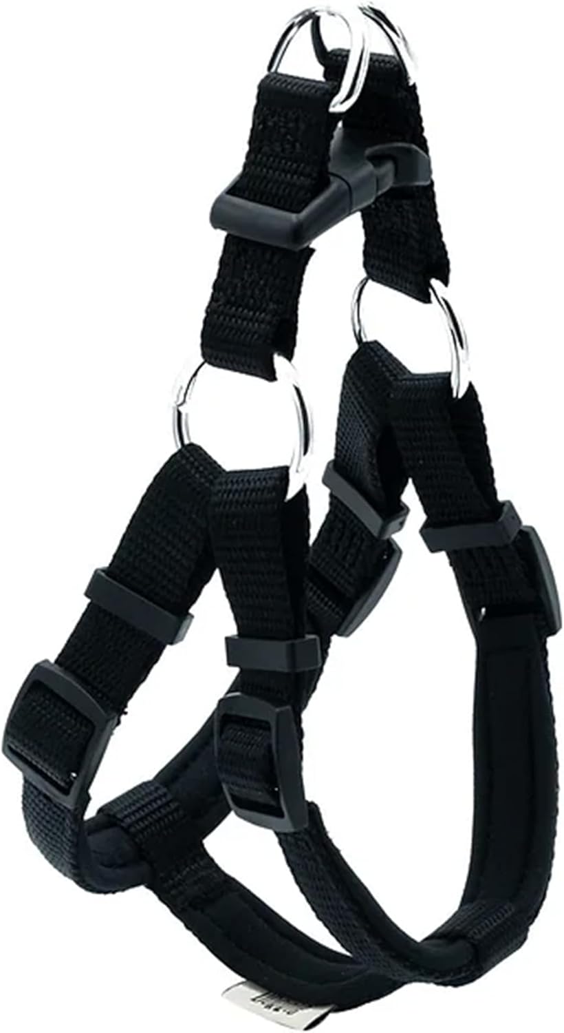 Comfort Webbing Ronin Dog Harness – Adjustable, Padded & Lightweight (Black, 3XL)