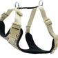 Airy Webbing No-Pull Dog Harness – Reflective, Adjustable & Padded Vest (Black, Small)
