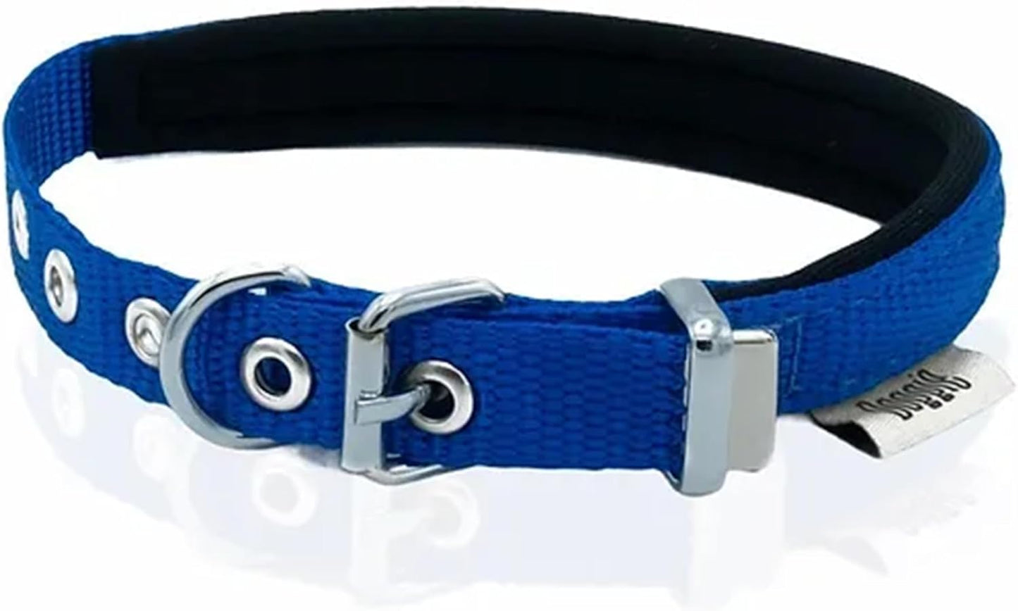 Comfort Webbing Dog Collar – Black (25–30 cm)