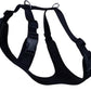 Airy Webbing No-Pull Dog Harness – Reflective, Adjustable & Padded Vest (Black, Small)