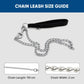 Comfort Webbing Dog Chain Leash – Heavy-Duty Metal Leash (110 cm)