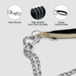 Comfort Webbing Dog Chain Leash – Heavy-Duty Metal Leash (110 cm)