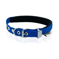 Comfort Webbing Dog Collar – Black (25–30 cm)