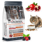 Teo Premium ProScience Mother & Baby Cat Food Mediterranean Recipe With Salmon, Shrimp & Anchovy Oil 87% Animal Protein Hypoallergenic Low-Grain Formula Omega 3 & 6, Taurine, Prebiotics FOS+MOS 1.5KG